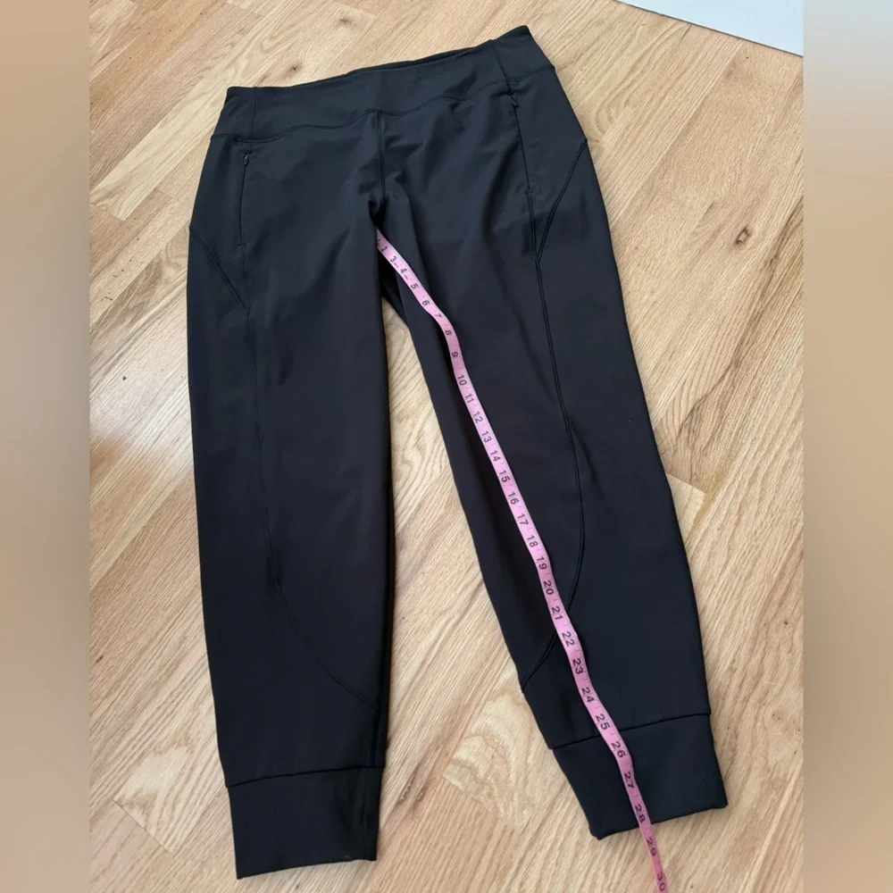 Athleta Rainier Jogger Fleece Lined Pants Black Large